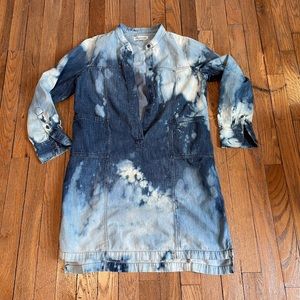 Madewell Denim Tye Dye Dress